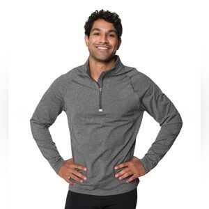 Men's Micro-Elite Chamois Zone Zip-T - Granite
